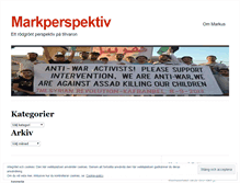 Tablet Screenshot of markperspektiv.wordpress.com