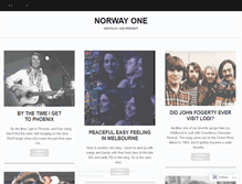 Tablet Screenshot of norwayone.wordpress.com