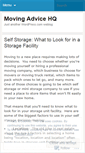 Mobile Screenshot of movingadvicehq.wordpress.com
