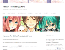 Tablet Screenshot of passingotaku.wordpress.com