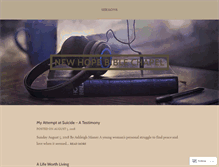 Tablet Screenshot of newhopebiblechapel.wordpress.com