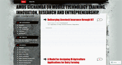 Desktop Screenshot of amosgichamba.wordpress.com