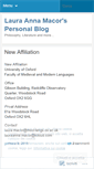 Mobile Screenshot of lauraannamacor.wordpress.com