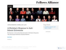 Tablet Screenshot of fellows.wordpress.com