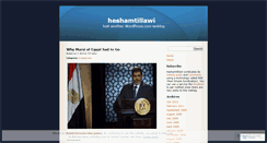 Desktop Screenshot of heshamtillawi.wordpress.com