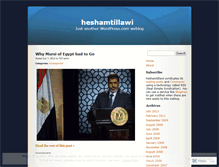 Tablet Screenshot of heshamtillawi.wordpress.com
