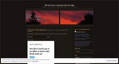 Desktop Screenshot of lifefromhere.wordpress.com