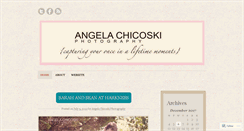 Desktop Screenshot of angelajeanphotography.wordpress.com