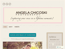 Tablet Screenshot of angelajeanphotography.wordpress.com