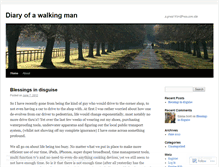 Tablet Screenshot of diaryofawalkingman.wordpress.com