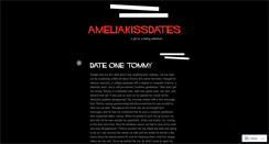 Desktop Screenshot of ameliakissdates.wordpress.com