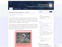Tablet Screenshot of bicicletadario.wordpress.com