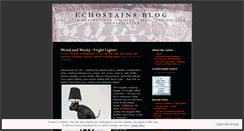 Desktop Screenshot of echostains.wordpress.com