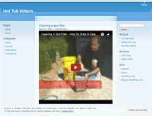 Tablet Screenshot of hottubvideos.wordpress.com