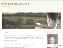 Tablet Screenshot of mollylockwood.wordpress.com