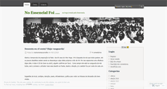 Desktop Screenshot of noessencialfoi.wordpress.com