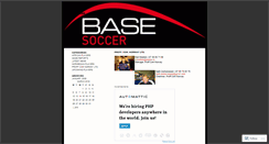 Desktop Screenshot of basesoccer.wordpress.com