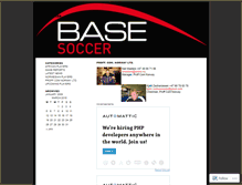 Tablet Screenshot of basesoccer.wordpress.com