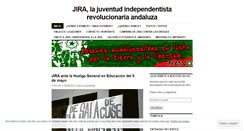 Desktop Screenshot of jiraandalucia.wordpress.com