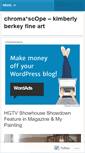 Mobile Screenshot of chromascope.wordpress.com