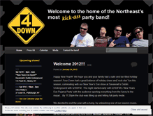 Tablet Screenshot of fourdowntheband.wordpress.com