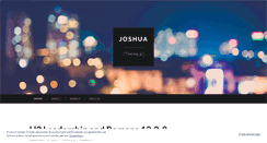 Desktop Screenshot of joshgutteridge.wordpress.com