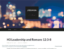 Tablet Screenshot of joshgutteridge.wordpress.com