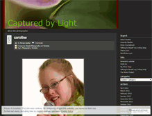 Tablet Screenshot of capturedbylight.wordpress.com