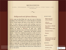 Tablet Screenshot of mamboyangu.wordpress.com