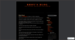 Desktop Screenshot of catatanrhoy.wordpress.com