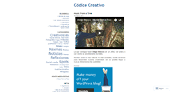 Desktop Screenshot of codicecreativo.wordpress.com