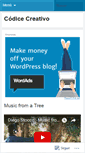 Mobile Screenshot of codicecreativo.wordpress.com