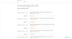 Desktop Screenshot of massagedvds.wordpress.com