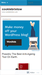 Mobile Screenshot of cookiebristow.wordpress.com