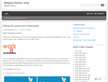Tablet Screenshot of designerfashionshop.wordpress.com
