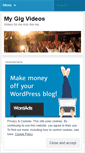 Mobile Screenshot of mygigvideos.wordpress.com