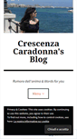 Mobile Screenshot of cresycaradonna.wordpress.com