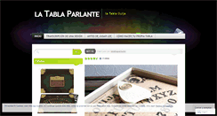 Desktop Screenshot of latablaparlante.wordpress.com