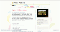 Desktop Screenshot of palatepleasers.wordpress.com