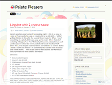 Tablet Screenshot of palatepleasers.wordpress.com