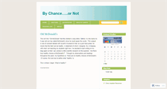Desktop Screenshot of bychance.wordpress.com
