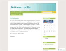 Tablet Screenshot of bychance.wordpress.com