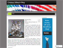 Tablet Screenshot of chelseawilkes.wordpress.com