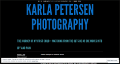 Desktop Screenshot of karlapetersenphotography.wordpress.com