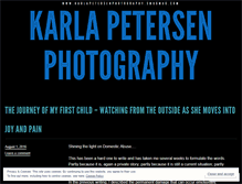 Tablet Screenshot of karlapetersenphotography.wordpress.com