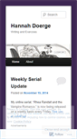 Mobile Screenshot of hannahdoerge.wordpress.com