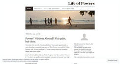 Desktop Screenshot of lifeofpowers.wordpress.com