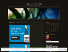Tablet Screenshot of indigenouspeople20.wordpress.com