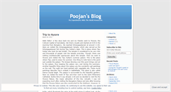 Desktop Screenshot of poojan206.wordpress.com