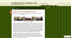 Desktop Screenshot of coachmansinnwaldron.wordpress.com